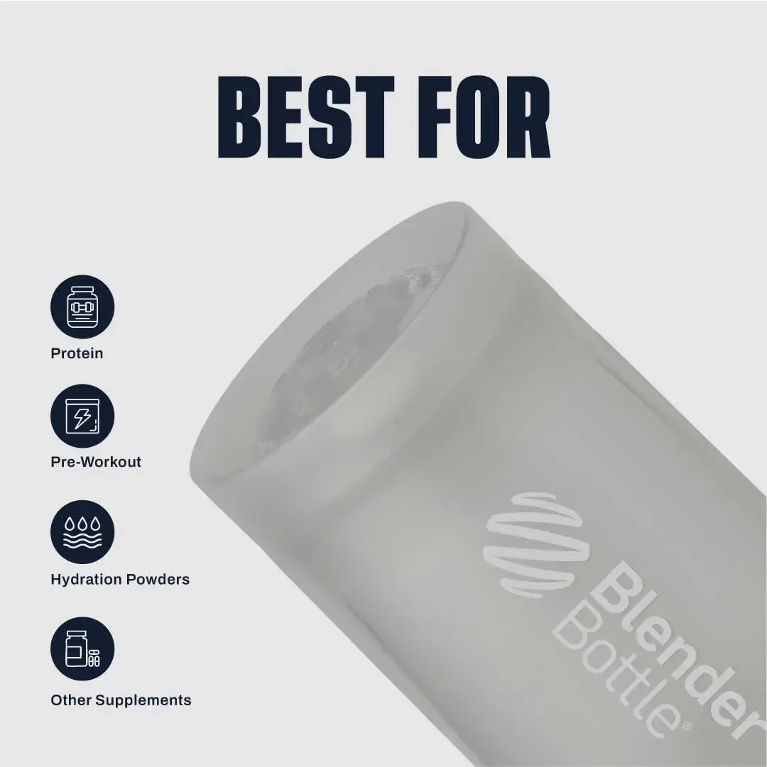 BlenderBottle Classic V2 Shaker Bottle 828ml (28 oz) | Powerful Mixing System for Protein Shakes - view 4