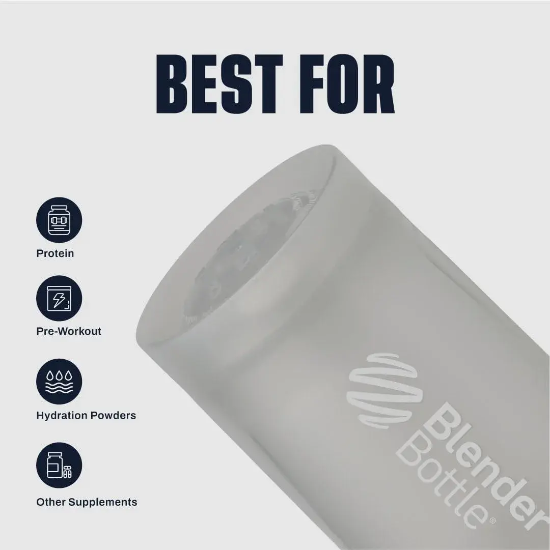 BlenderBottle Classic V2 Shaker Bottle 600ml (20 oz) | Patented Mixing System - view 4