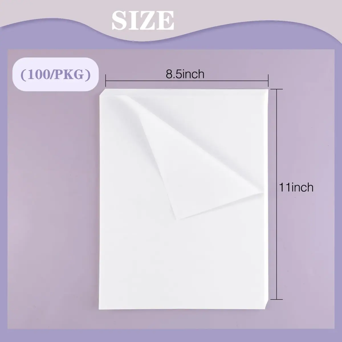 Lineco Buffered Acid-Free Interleaving Tissue 8.5"x11" (21.6cm x 28.2cm) | Archival Paper Extends Life of Pictures, Photographs, Artwork and Textiles - view 3