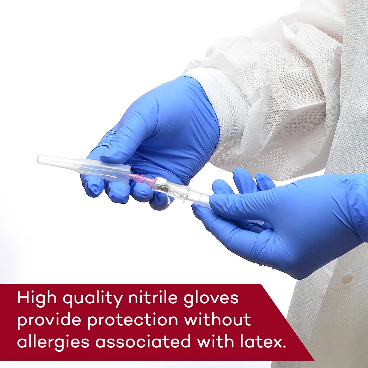 Dealmed Nitrile Exam Gloves Purple X-Small (200 Count) | Latex-Free, Powder-Free, Ambidextrous - view 3