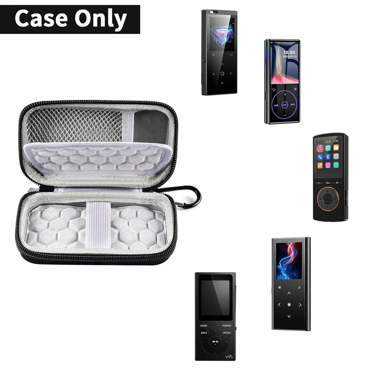 Comecase Hard MP3 MP4 Player Case for Luoran/for Innioasis/for TIMMKOO | Compact, Durable, Organized - view 2