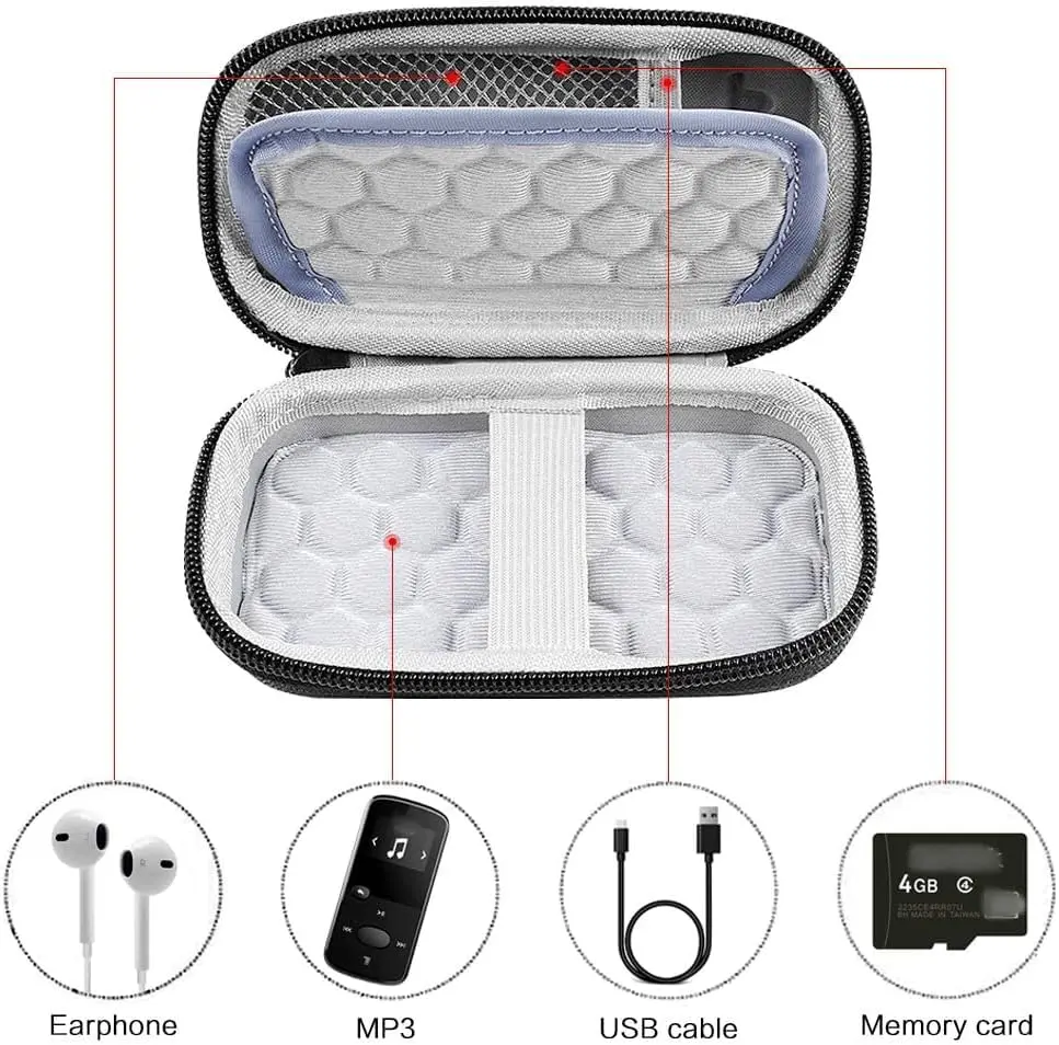 Comecase Hard MP3 MP4 Player Case for Luoran/for Innioasis/for TIMMKOO | Compact, Durable, Organized - view 3