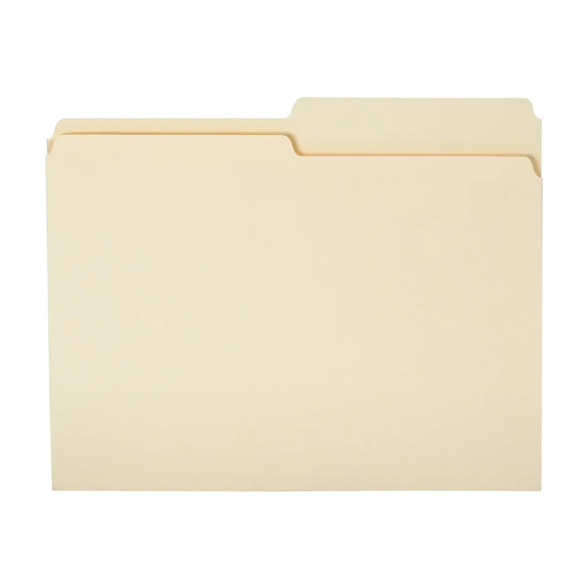 Amazon Basics Manila File Folders Letter Size 1/2 Tab 36-Pack | Professional Organization for Office and School - main product image