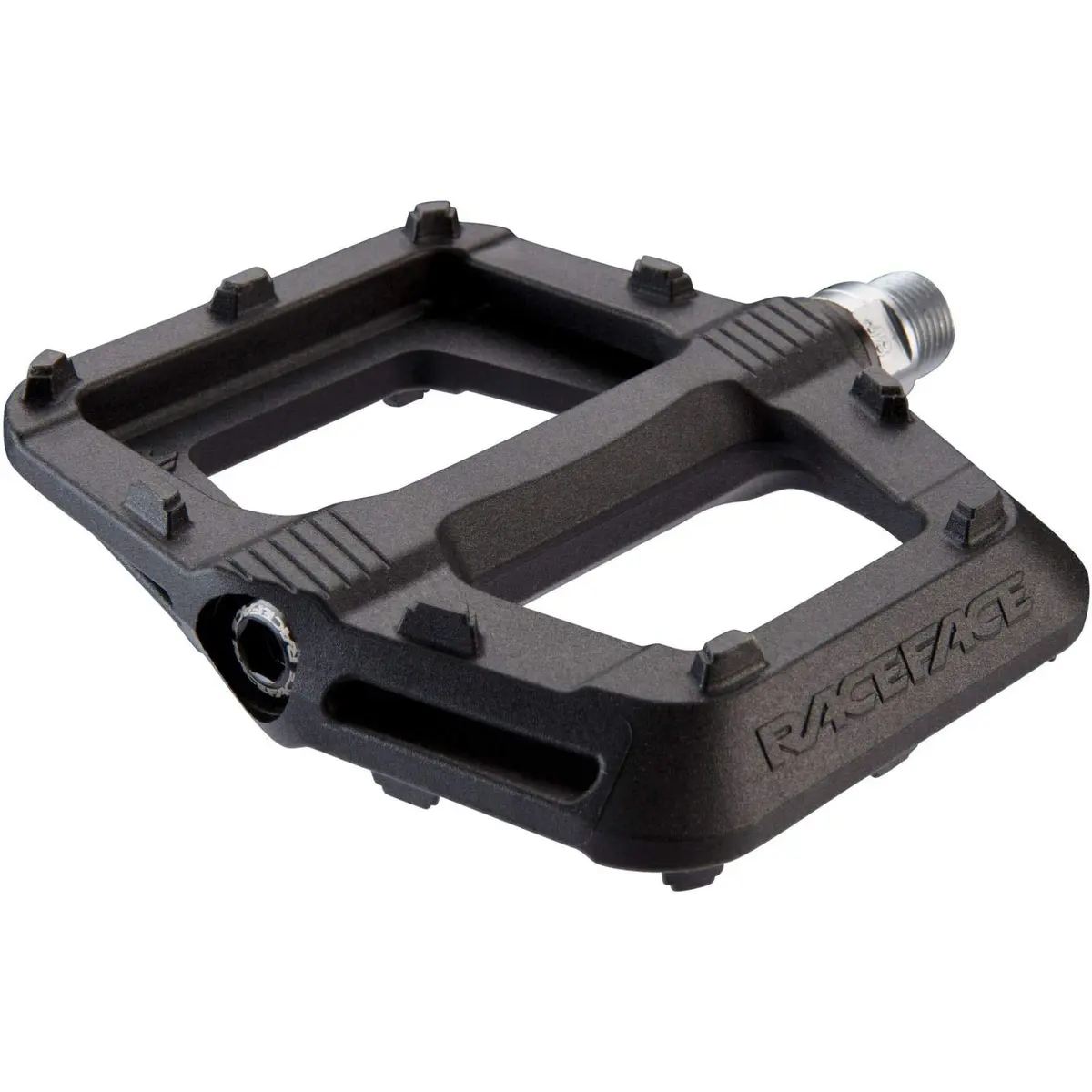 RaceFace Ride Pedals, Black, One Size | Modern Nylon Bicycle Pedal with 9/16 Inch Thread - view 2