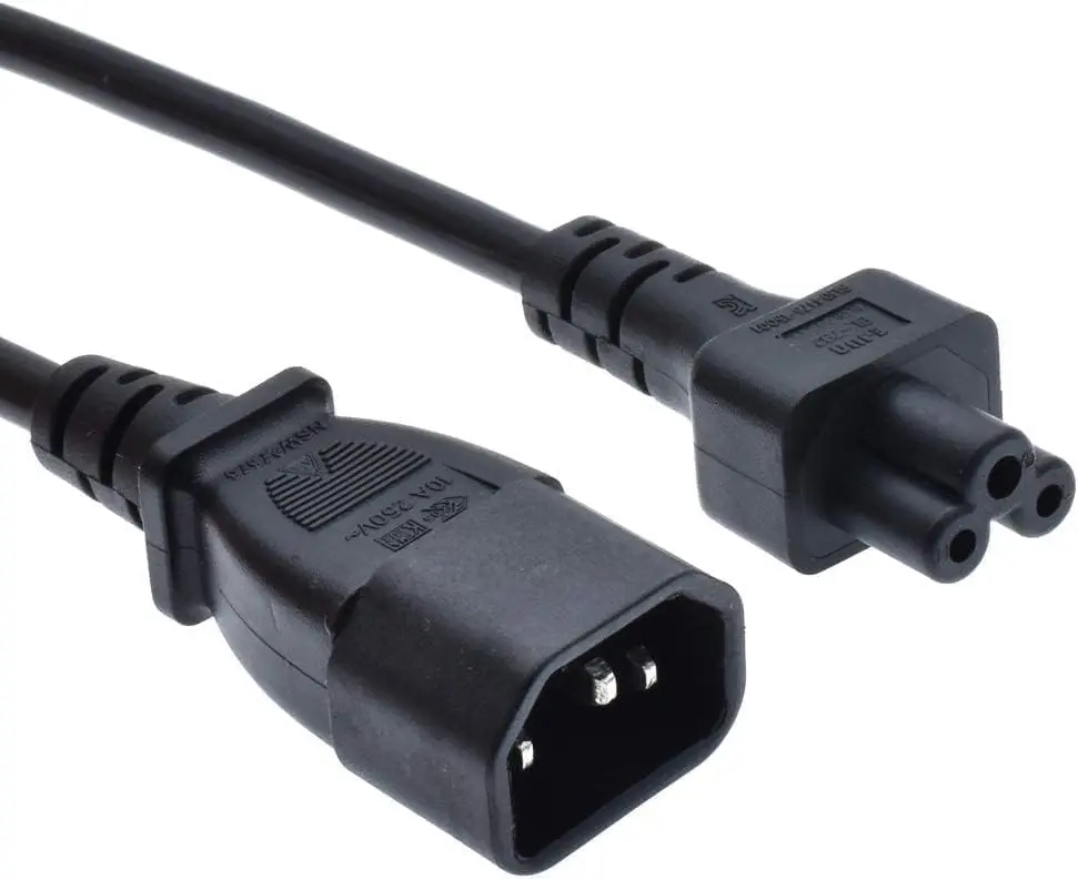 Toptekits C14 to C5+C13 Y Splitter Power Cord 0.3m (1ft) | IEC 320 C14 to C13+C5 Female Splitter - view 14