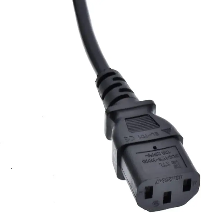 Toptekits C14 to C5+C13 Y Splitter Power Cord 0.3m (1ft) | IEC 320 C14 to C13+C5 Female Splitter - view 6