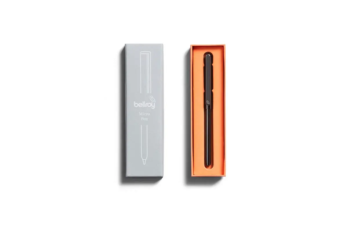 Bellroy Micro Pen, Compact Travel Ballpoint - Gunmetal | Refillable Metal Pen for Travel & Office - view 2