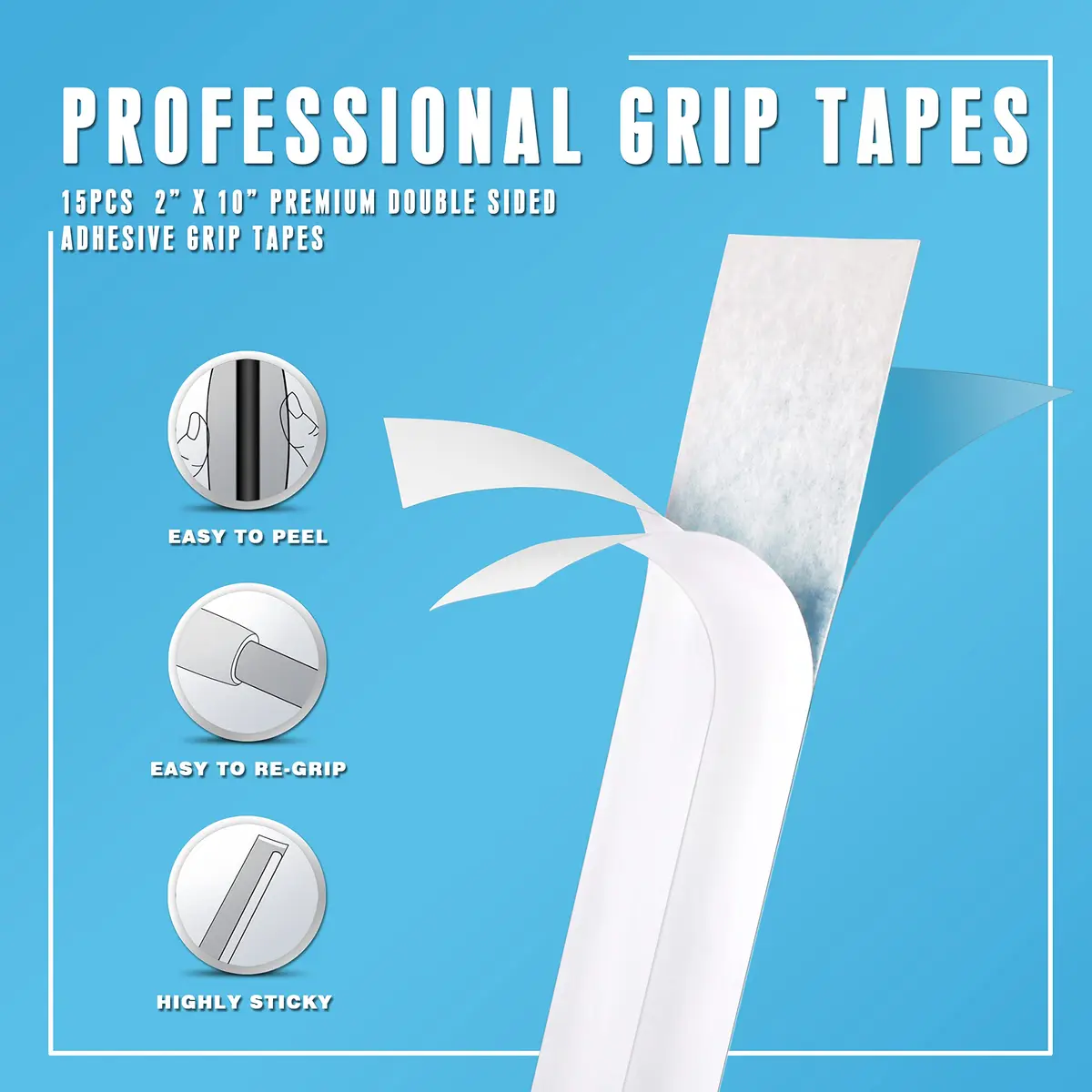 CHAMPKEY Deluxe Golf Club Grip Repair Kit | 15 Tapes, 5 oz Solvent, Hook Knife, Vise Clamp - view 3