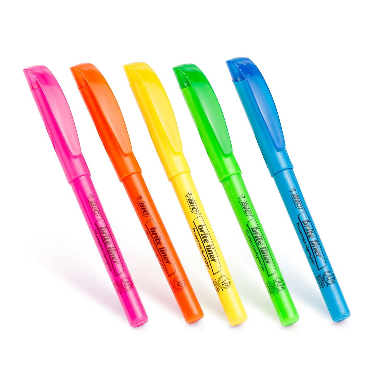 BIC Brite Liner Highlighters, Chisel Tip, 24-Count | Fluorescent Colors for Bright Highlighting - view 2