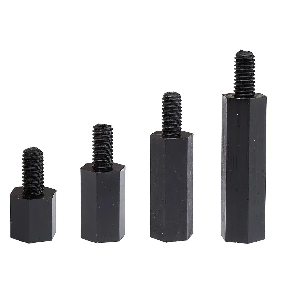 LitOrange M3 Male Female Nylon Hex Spacer Standoff Screw Nut Threaded Pillar PCB Motherboard Assortment Kit (Black) - 320 Pieces - view 4
