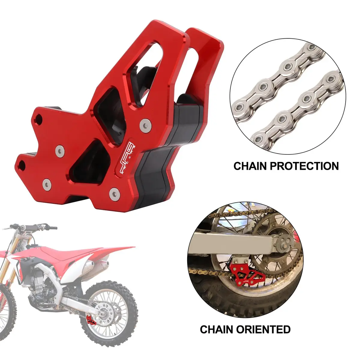 AnXin Motorcycle Chain Guide Guard Protector CNC for CRF150F 2003-2023 | Aluminum Alloy Chain Safety - view 6