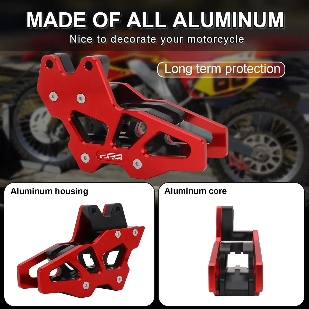 AnXin Motorcycle Chain Guide Guard Protector CNC for CRF150F 2003-2023 | Aluminum Alloy Chain Safety - view 3