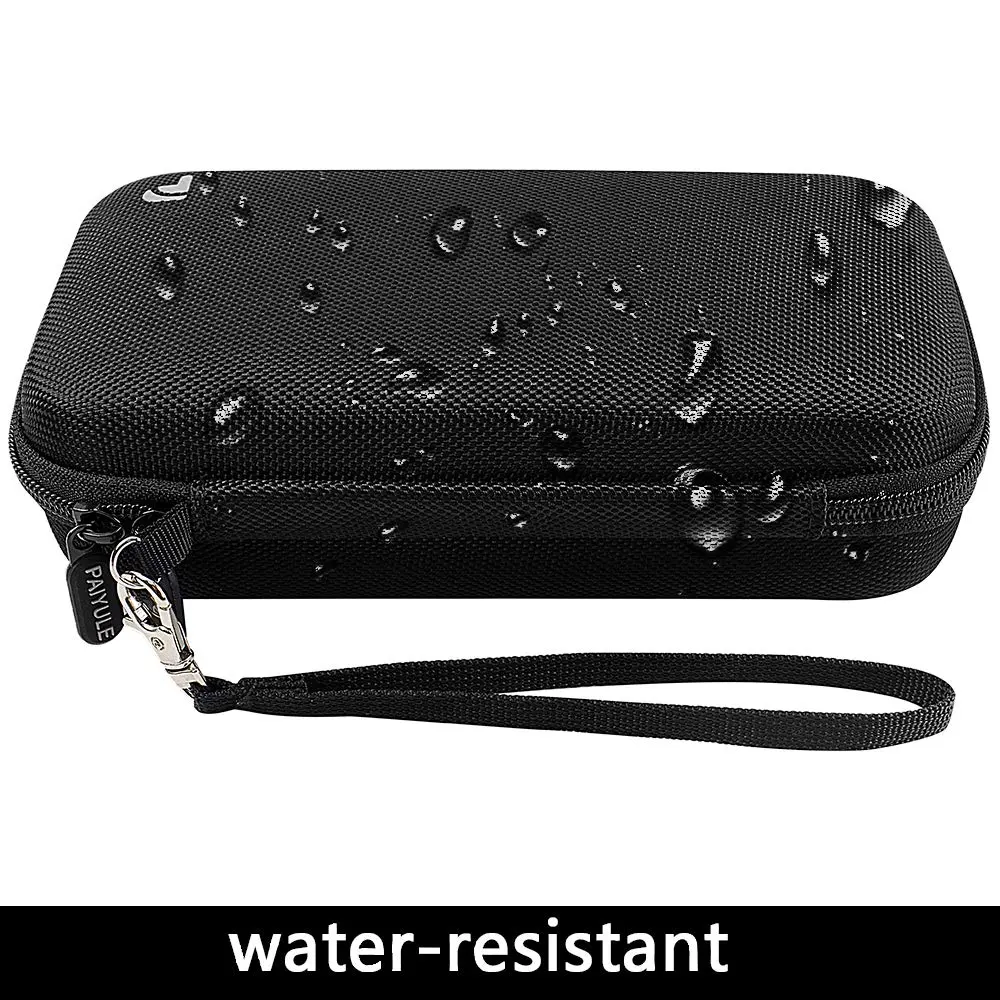 PAIYULE Travel Case for Texas Instruments TI-84 Plus CE / TI-Nspire CX II CAS Graphing Calculators, Large Capacity with Hand Strap (Black, 22.99cm x 12.98cm) - view 2