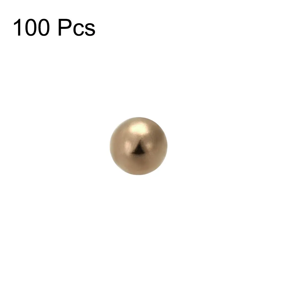 uxcell 2.8mm Brass Bearing Balls 100pcs | Corrosion-Resistant Precision Balls for Small-Size Applications - view 3