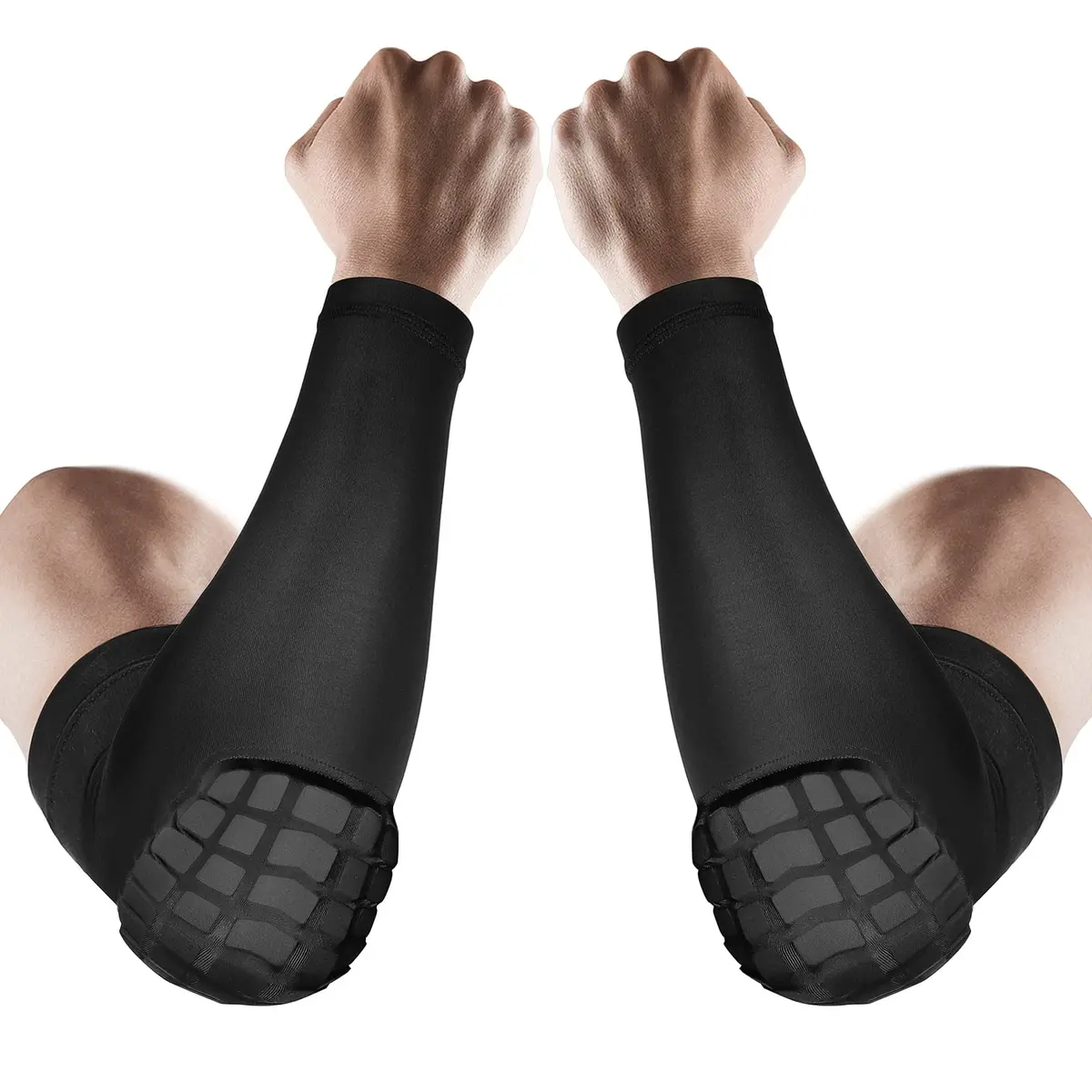 AceList Elbow Pads with Padded Compression Shield Shape for Adults & Youth | Injury Prevention & Support (120 chars) - main product image