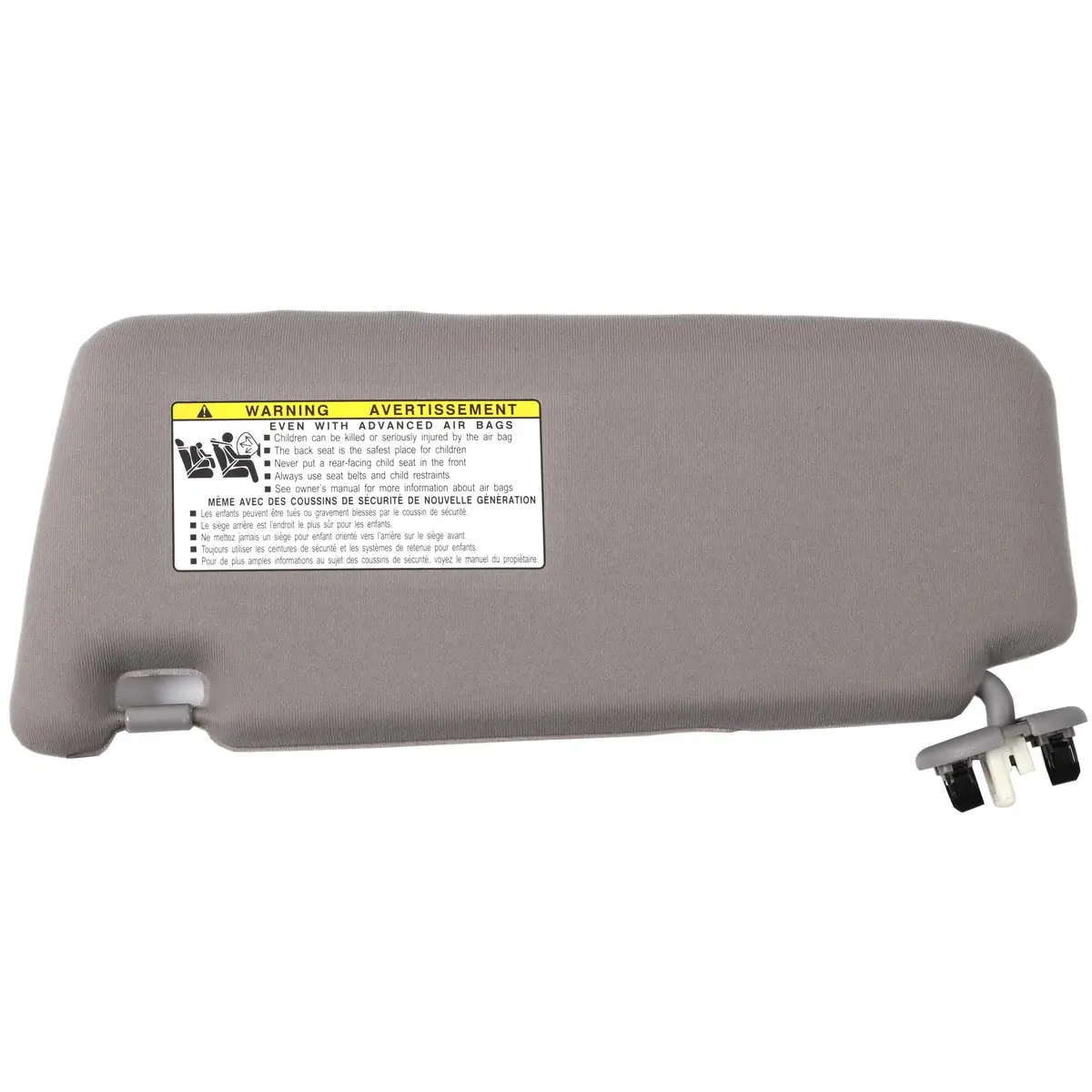 Ezzy Auto Gray Passenger Side Sun Visor for Toyota Camry 2007-2011 | Sunroof Compatible - view 3
