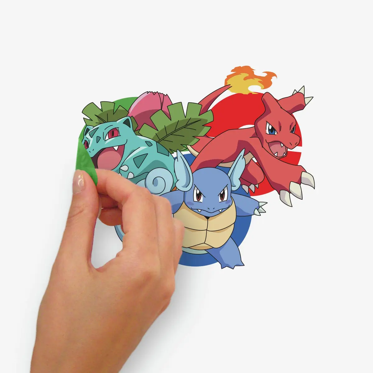 RoomMates Pokemon Character Peel and Stick Wall Decals | Reusable Vinyl Wall Stickers for Kids Room (Pack of 1, 11 Decals, 2-38 inch range) - view 3