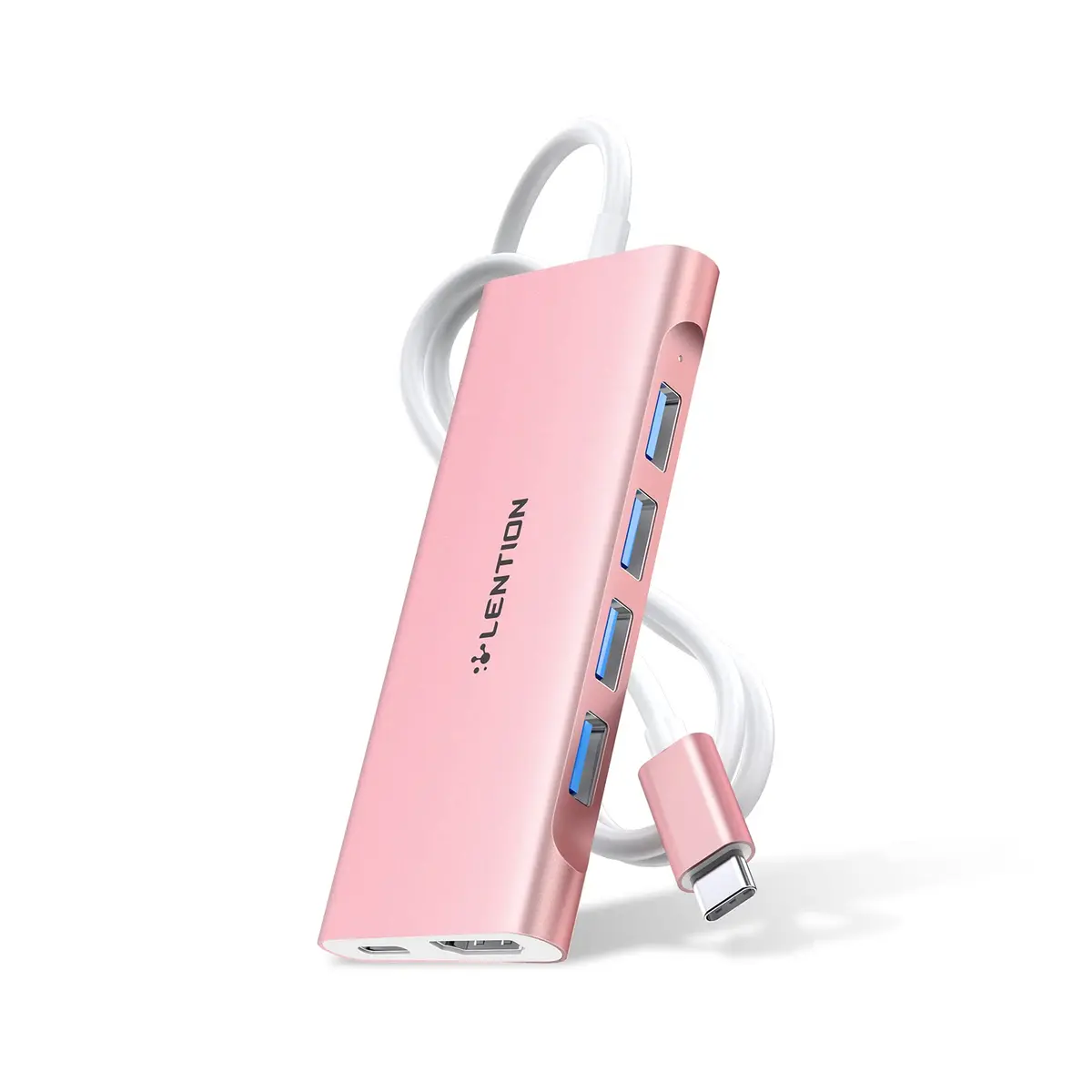 LENTION 3.3ft USB C Hub with 4K HDMI & 100W PD | Multiport Connectivity for Modern Laptops - main product image