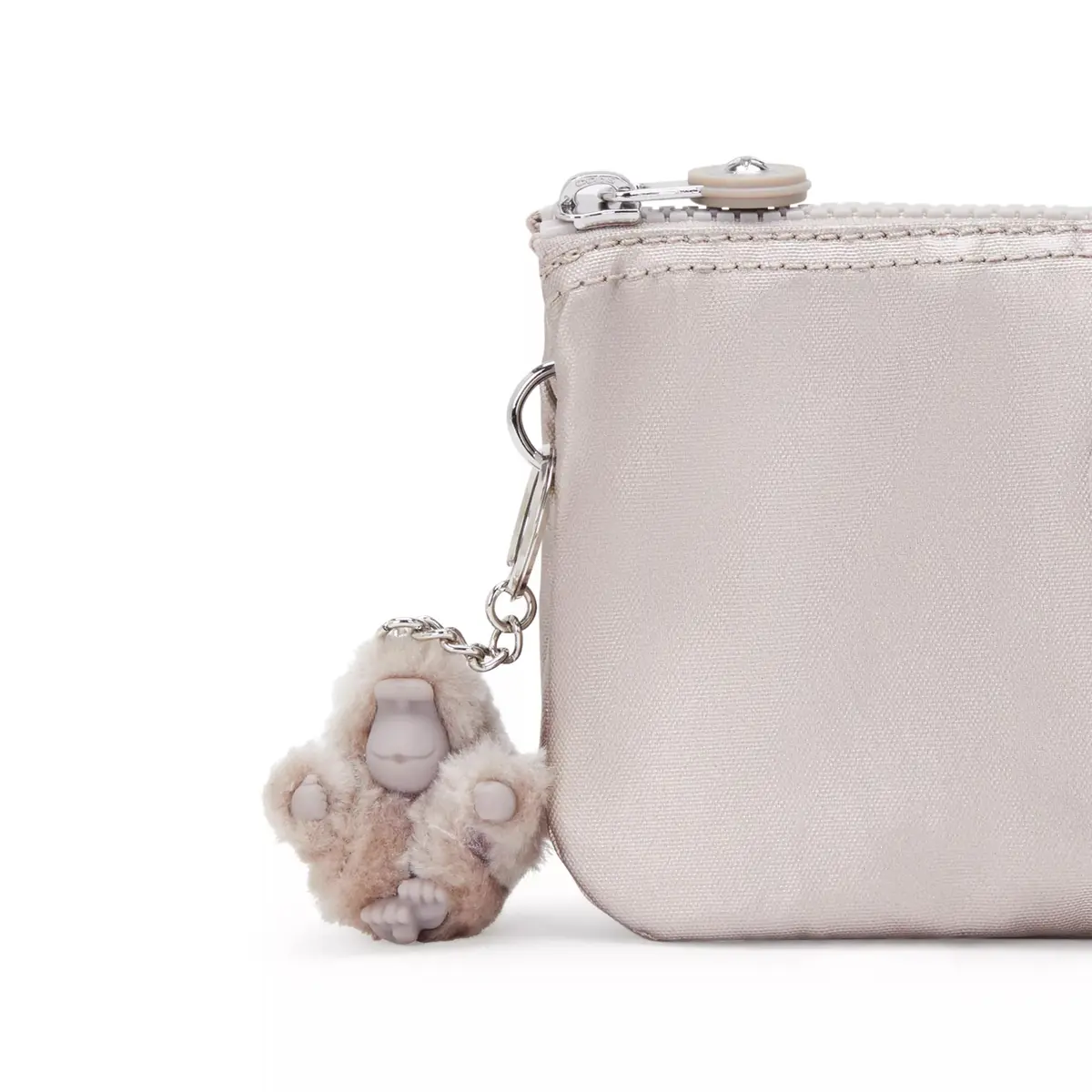 Kipling Women's Creativity Large Pouch Metallic Glow | 19cm (7.25in) x 11cm (4.25in) x 1.25cm (0.5in) - view 6
