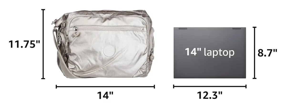 Kipling Women's Gabbie Crossbody Bag Metallic Glow | 12L (0.43kg) Lightweight Everyday Purse - view 2