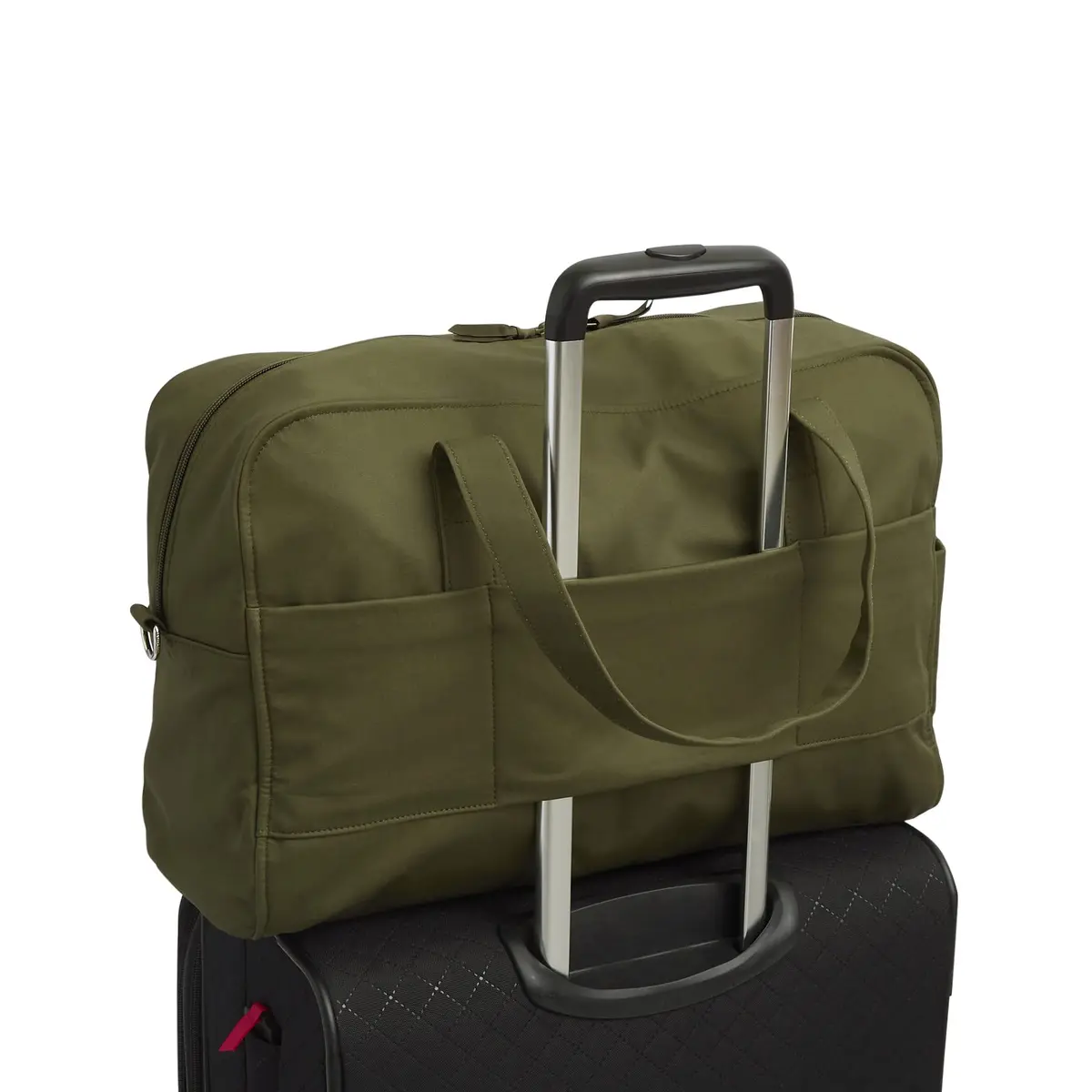 Vera Bradley Cotton Weekender Travel Bag | Sustainable Recycled Cotton, 30L Capacity, Water-Resistant, Adjustable Strap - view 4