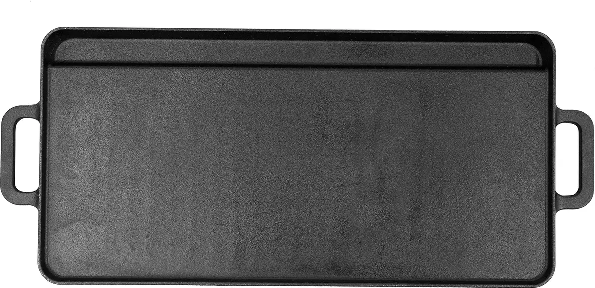 Pit Boss 10"x20" Cast Iron Griddle | Reversible, Re-seasoned, Durable - view 2