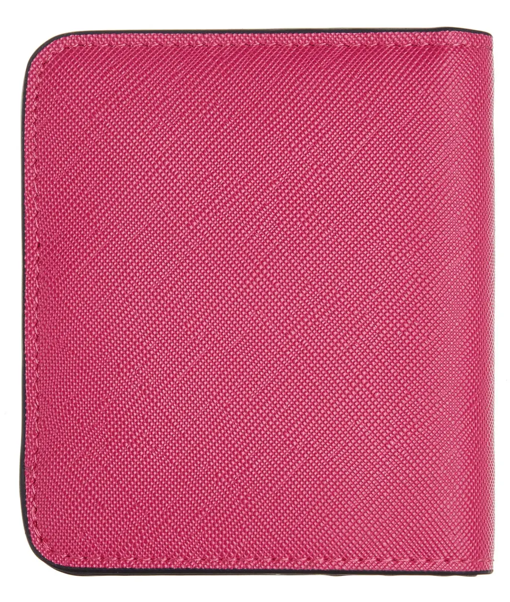 Toughergun CH Rose Red Slim Leather Wallet for Women - Compact RFID Blocking Bifold Mini Purse - view 4