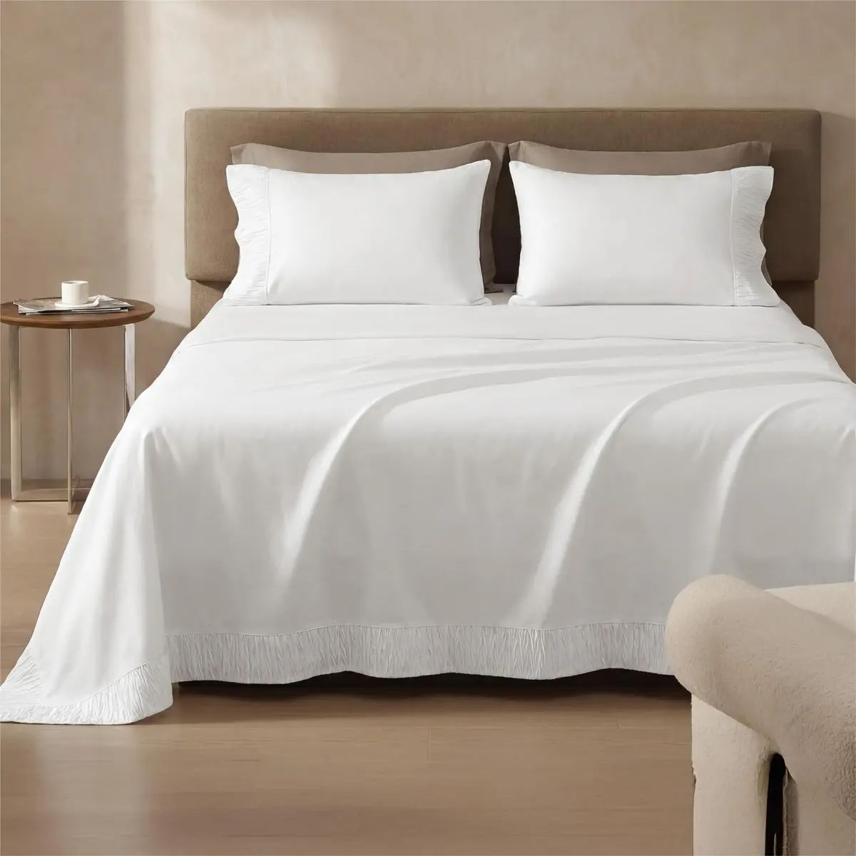 Bedsure King Size Sheets Set - 4 Pieces Soft, Breathable, Cooling Bed Sheet - view 9