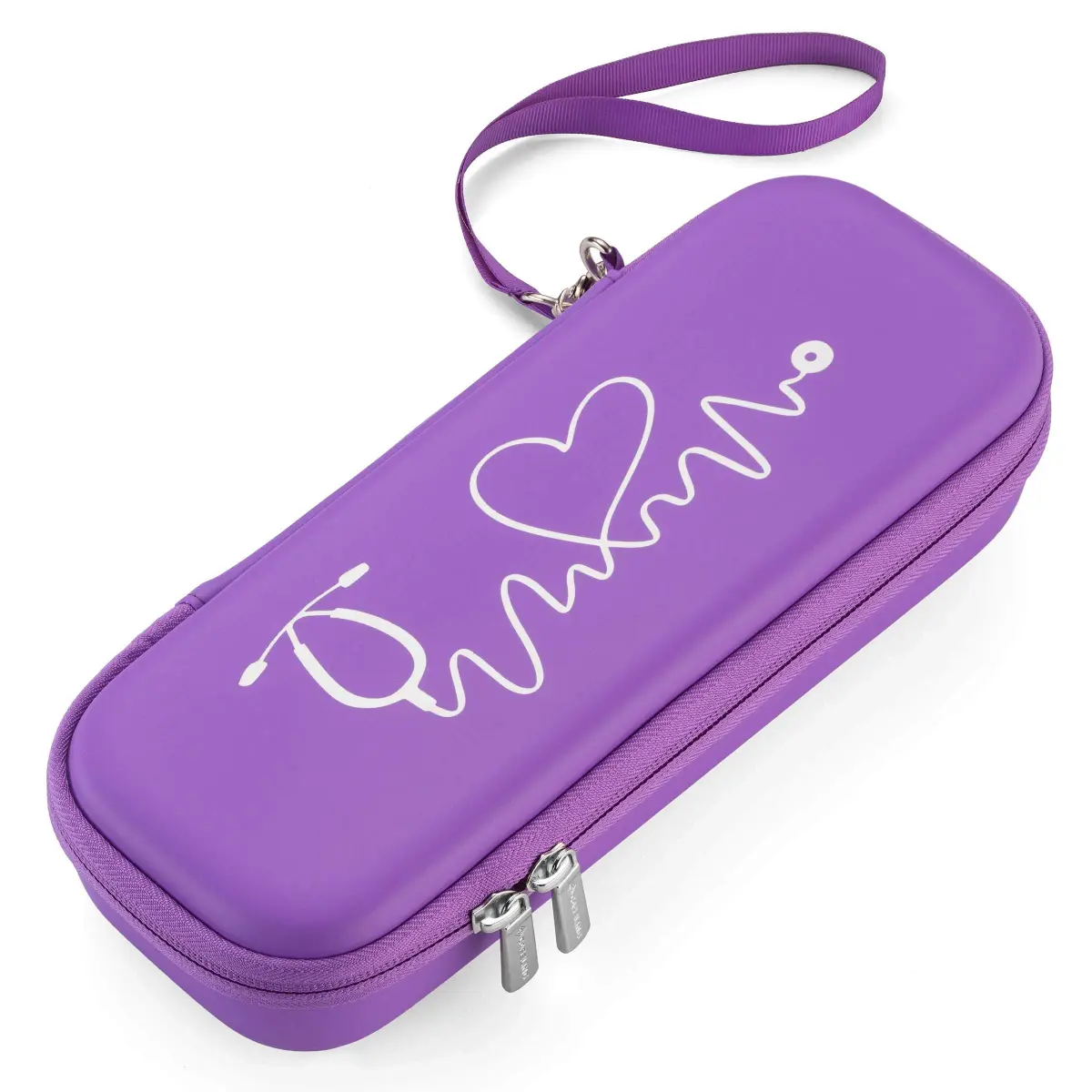 Caseling Hard Stethoscope Case Purple | Fits Littmann Classic III, Cardiology IV, MDF Acoustica, Nurse Accessories - view 2