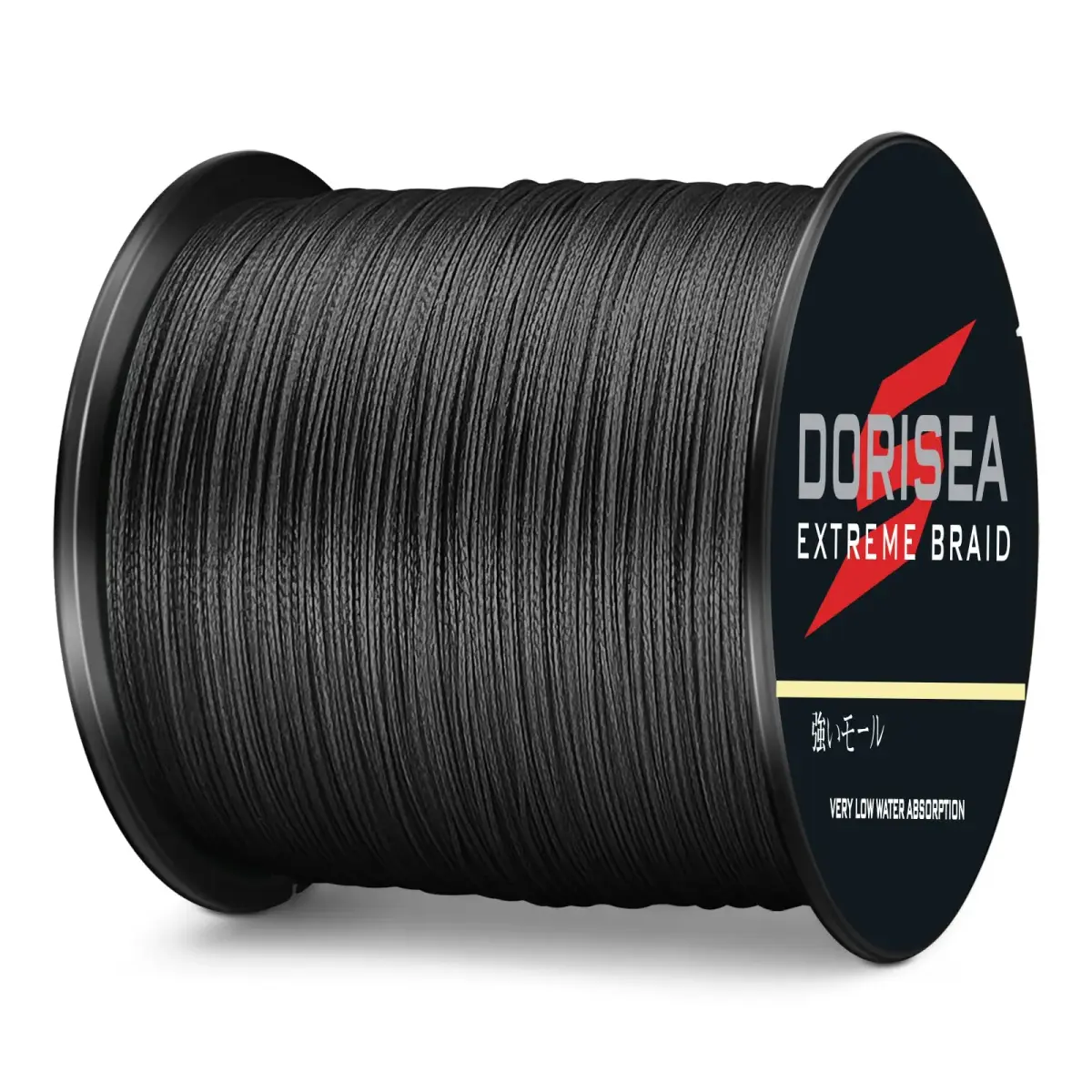 Dorisea Extreme Braid Black Fishing Line 100m (109Yards) 250lb / 0.80mm (8 Strands) | Zero Stretch Superline for Saltwater & Freshwater - view 3