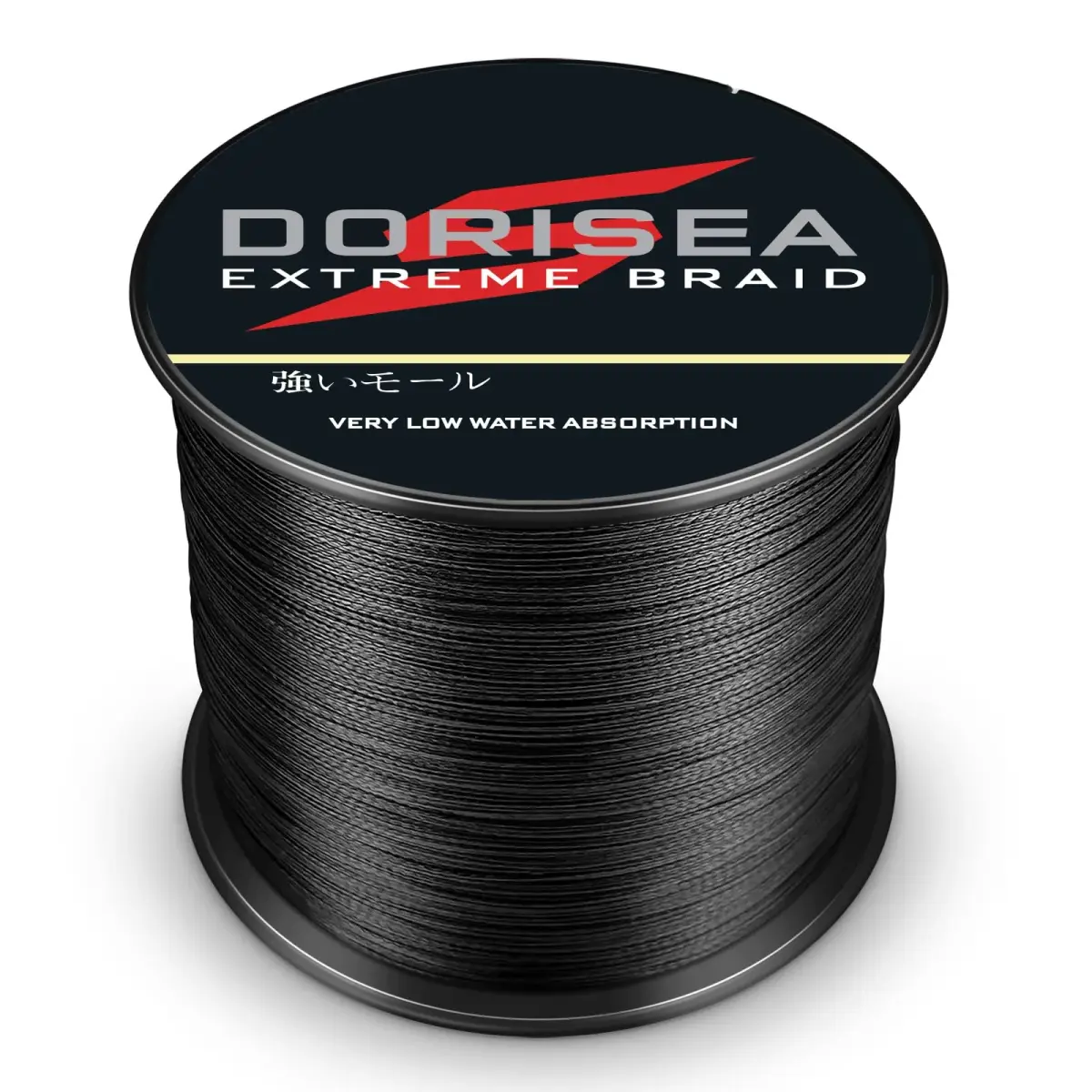 Dorisea Extreme Braid Black Braided Fishing Line 100m (109Yards) 80lb | Zero Stretch & High Abrasion Resistance - view 2