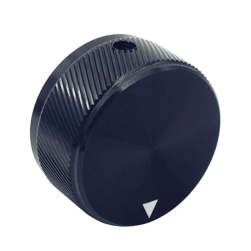 mxuteuk Black Aluminum Alloy Potentiometer Control Knob 6mm | Durable, Long-Life Guitar Accessory - view 3