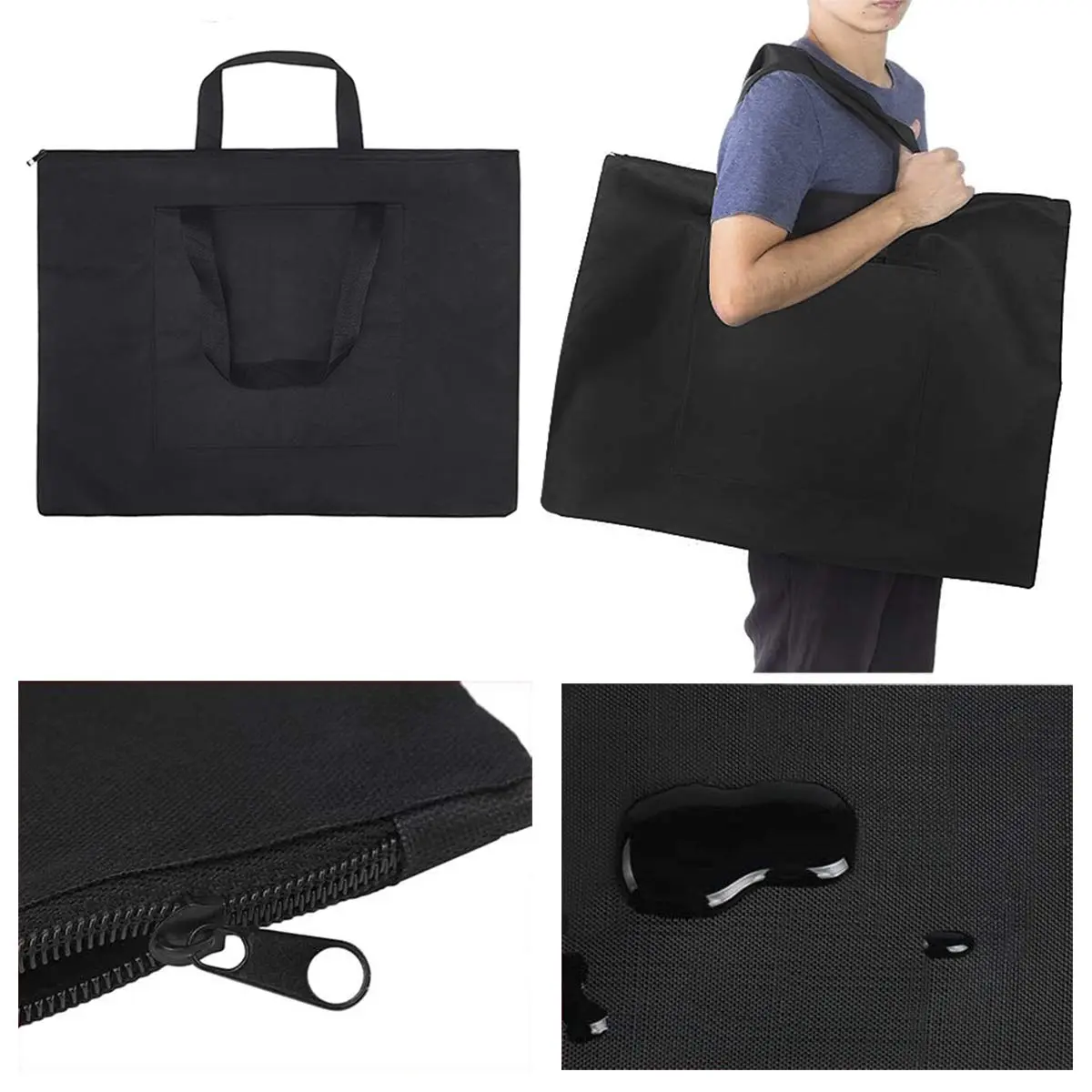 RUIXIB Waterproof Canvas Drawing Board Bag 68x53cm | Durable Art Carry Case for Artists - view 4