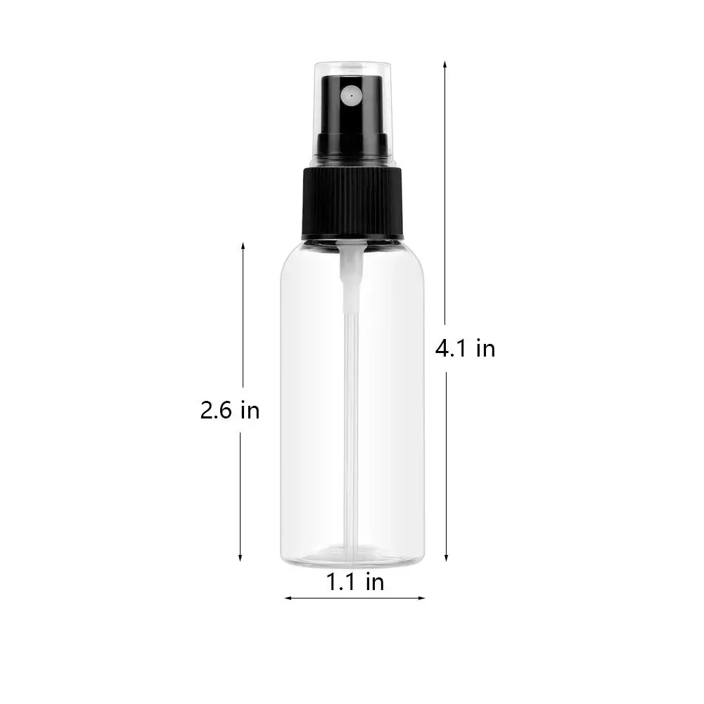 Lil Ray Clear 1 Oz (30ml) Small Plastic Spray Bottles | 12-Pack Refillable Fine Mist Travel Containers - view 6