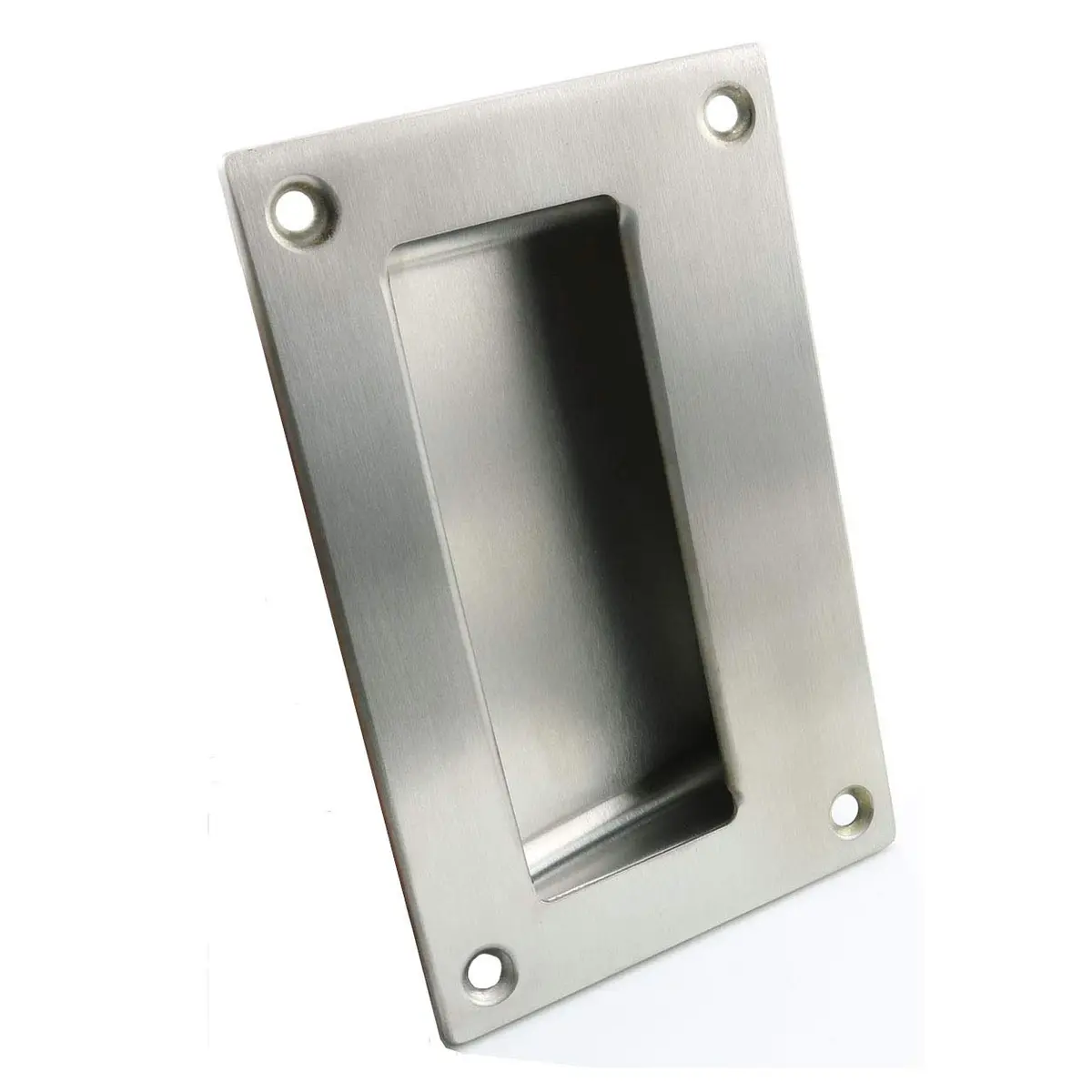 heyous Hidden Recessed Pull Handle 5x3.2 inch | Stainless Steel Square Flush Concealed Furniture Handle - view 2