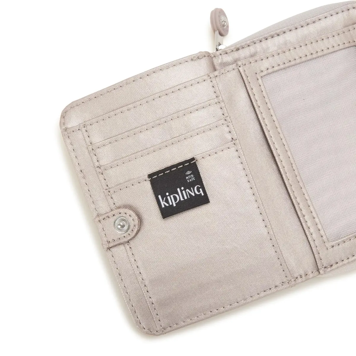 Kipling Women's Money Love Wallet, RFID Anti-Hacker Technology Wallet, Polyester Zip Closure Wallet - view 6