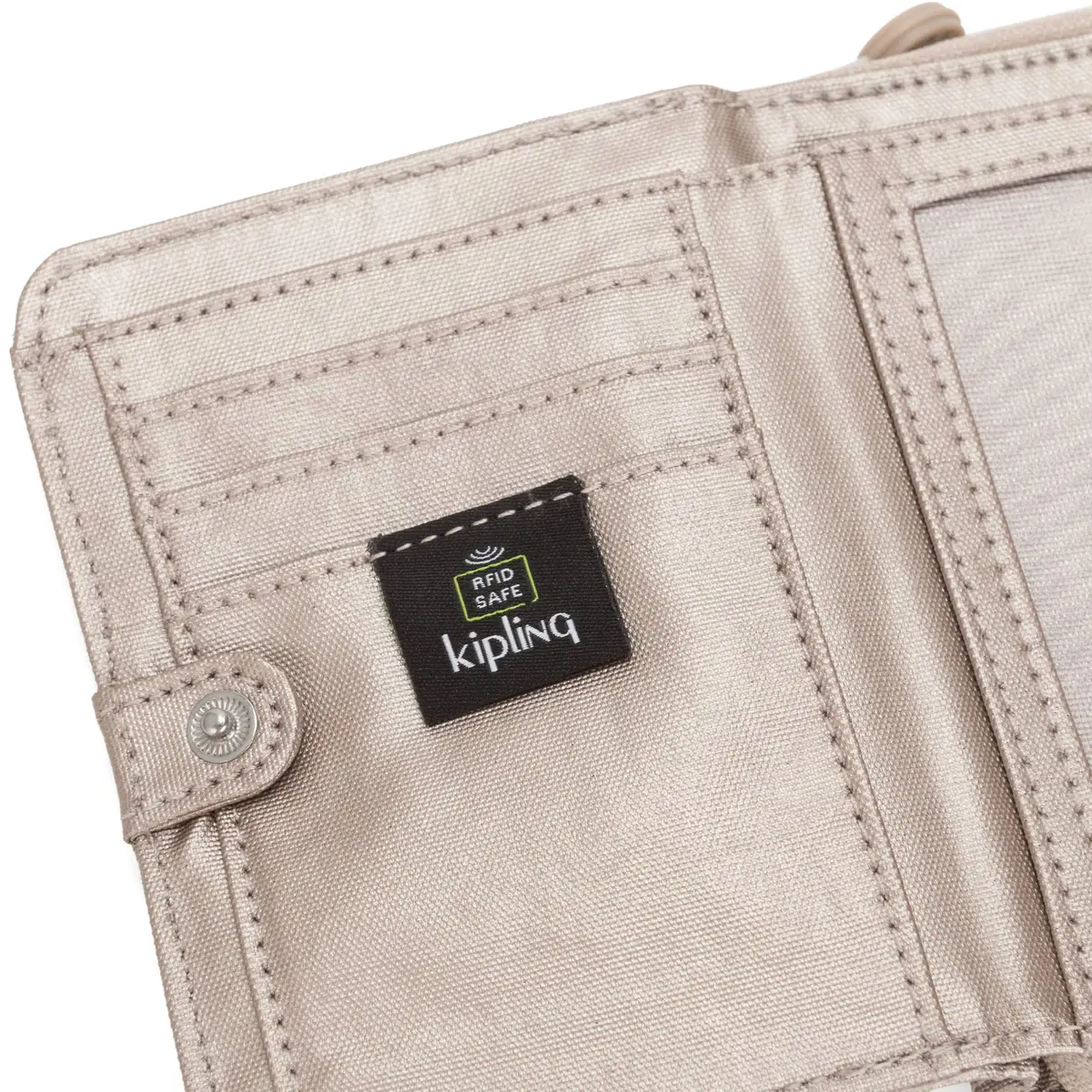 Kipling Women's Money Love Wallet, RFID Anti-Hacker Technology Wallet, Polyester Zip Closure Wallet - view 7