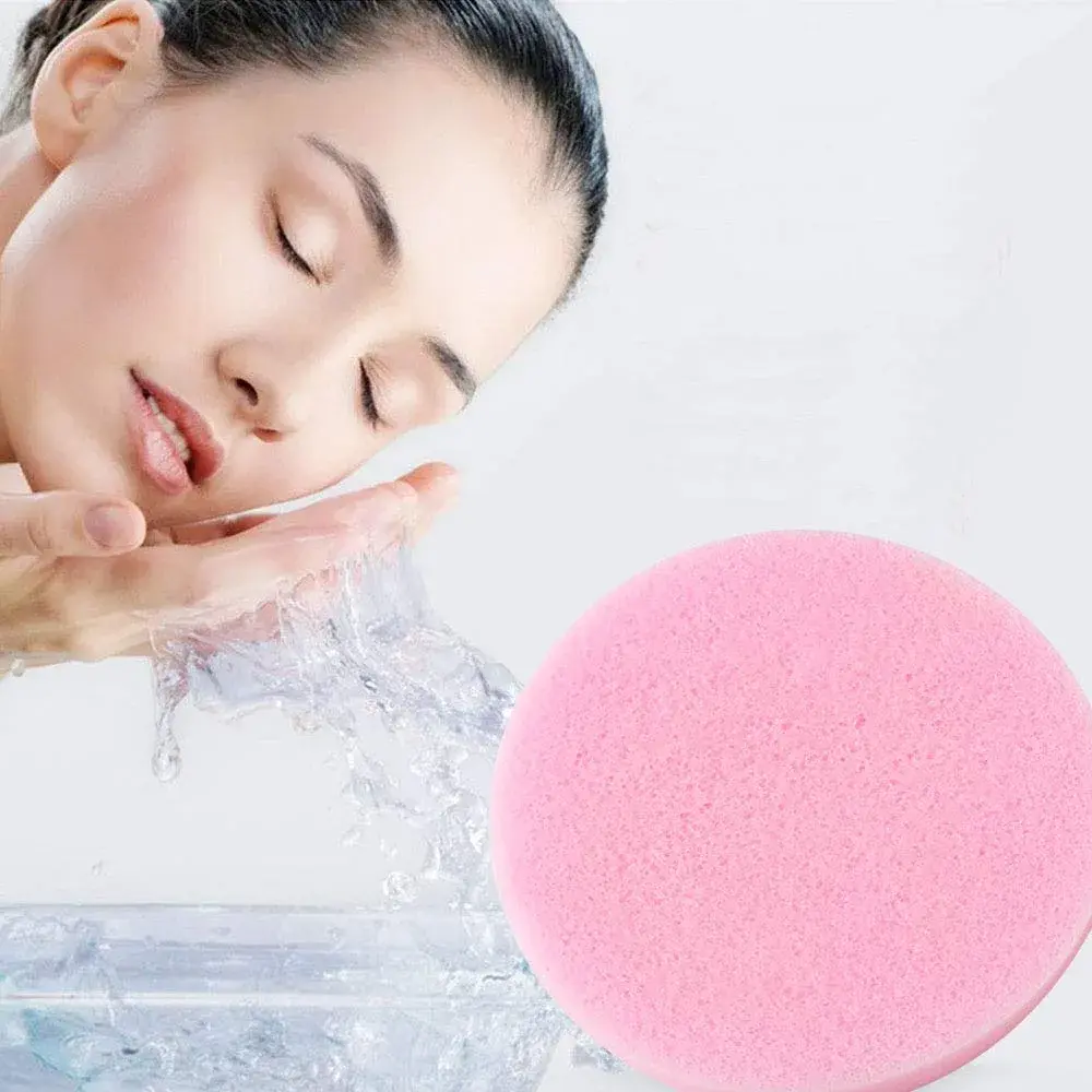 Tegelrying Pink Compressed Facial Sponges 120 Count | Professional Makeup Removal & Cleansing Pads - view 7