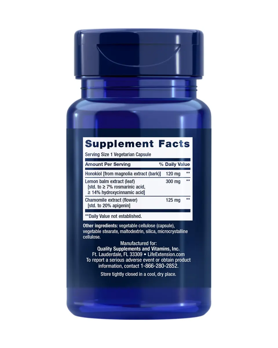 Life Extension Herbal Sleep PM, 30 Vegetarian Capsules | Supports Sleep & Stress Response - view 2