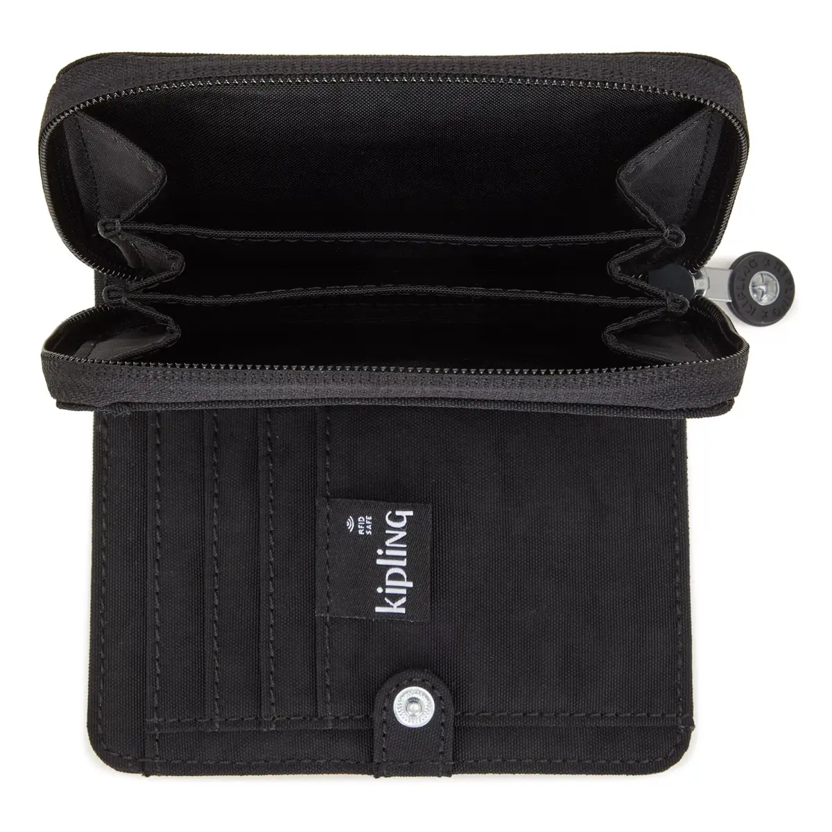 Kipling Women's Money Love Wallet, RFID Anti-Hacker Technology Wallet, Polyester Zip Closure Wallet - view 3