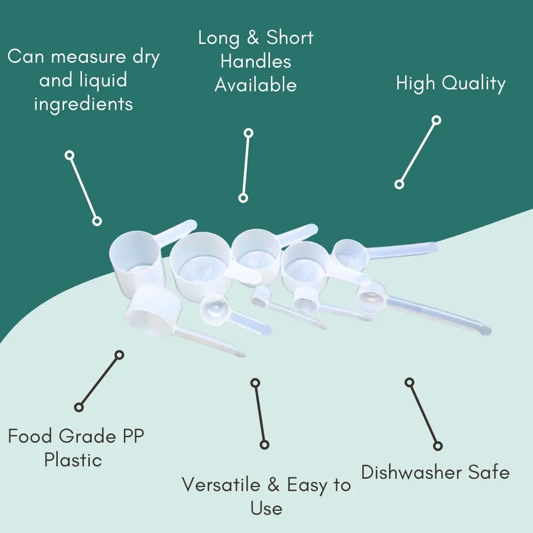 Supplement and Supply 1/8 Teaspoon (0.625 mL) Food-Grade BPA-Free Measuring Spoon Pack of 10 | Precise Portion Control - view 5