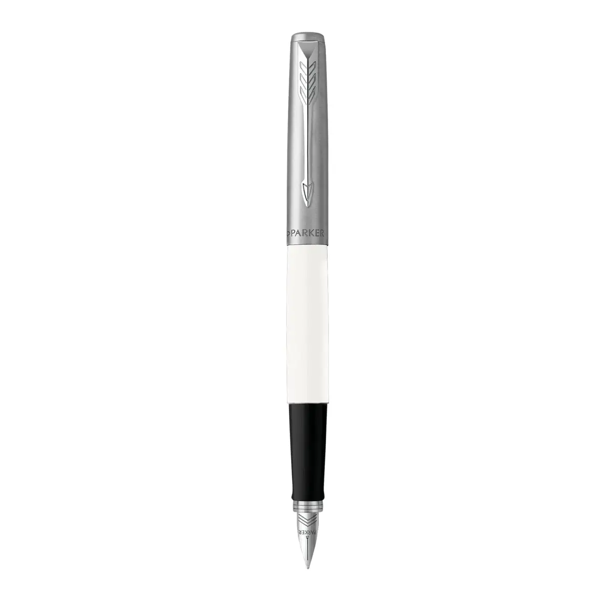 Parker Jotter Originals Fountain Pen Classic White Finish Medium Nib 13cm (0.5in) | Smooth Ink Flow - view 2