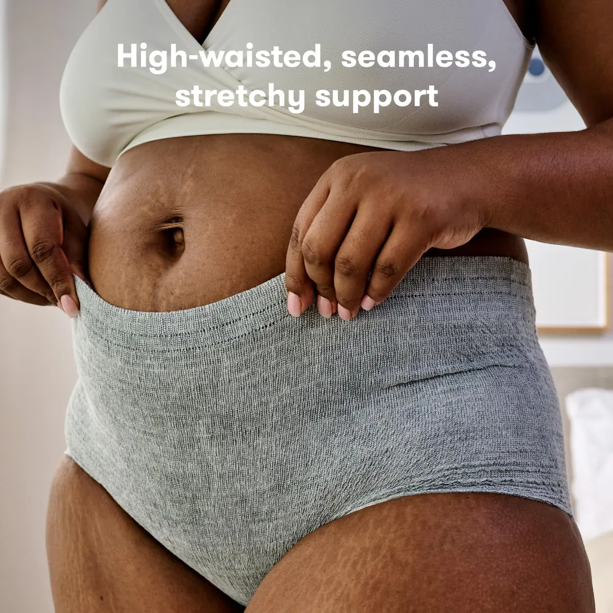 Frida Mom Disposable Postpartum Underwear, High Waist C-Section Panties, 8 Count | Breathable Microfiber & Spandex - view 2