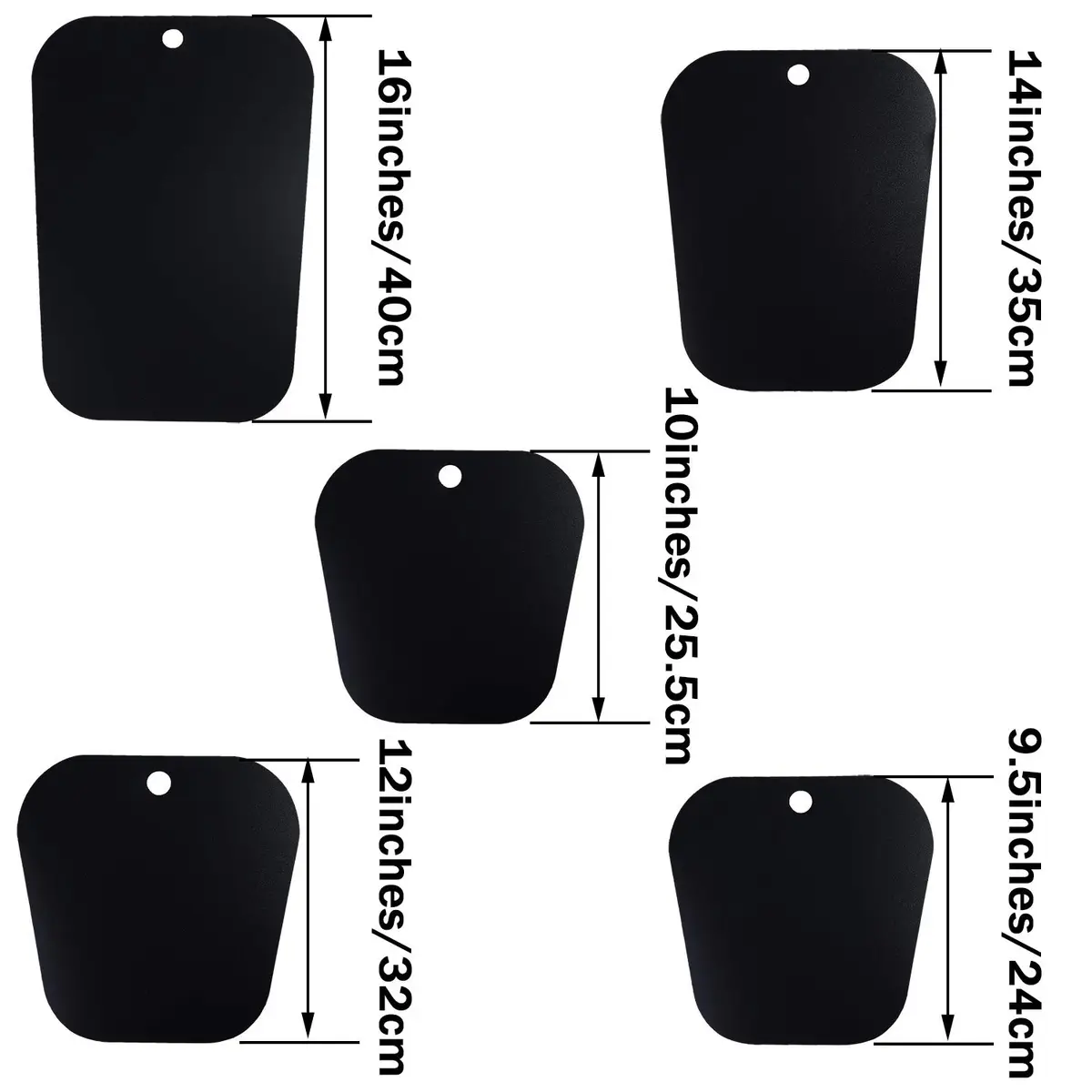 Ruisita Boot Shaper Form Inserts 8 Pairs (16 Sheets) Reusable PVC Black | Maintains Boot Shape & Ventilation - view 2