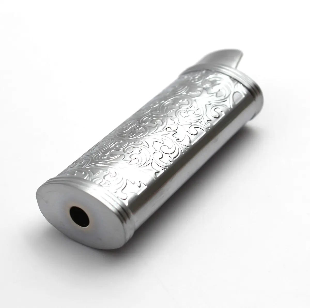 Lucklybestseller Metal Lighter Case Holder Vintage Floral Stamped for BIC Full Size Lighter J6 | Classic Metal Lighter Cover - view 7