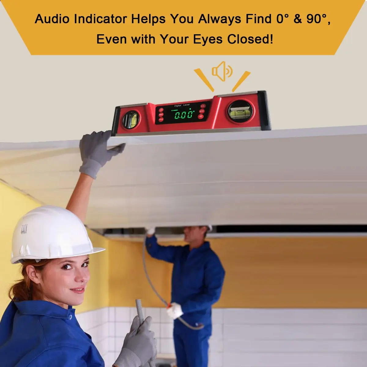 2PM TOOLS 10-Inch Digital Torpedo Level & Protractor | IP54 Dust/Water Resistant | Magnetic Base | Bright LED Display - view 6