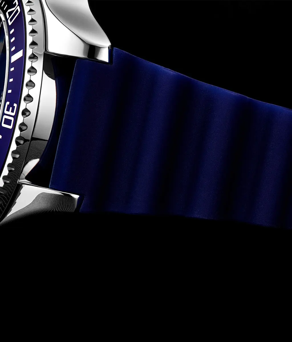 Stuhrling Original Men’s Dive Watch 42mm Stainless Steel | Water Resistant to 100M, Japanese Quartz, Rubber Strap - view 5