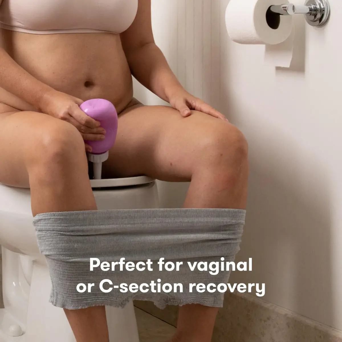 Frida Mom Upside Down Peri Bottle for Postpartum Care, Portable Bidet 296ml (10 Fl Oz) | Essential Postpartum Recovery Tool - view 6