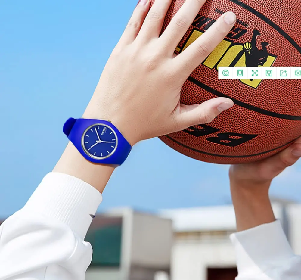 Gosasa Women's Silicone Strap Watch 40mm | Waterproof & Minimalist Design - view 5