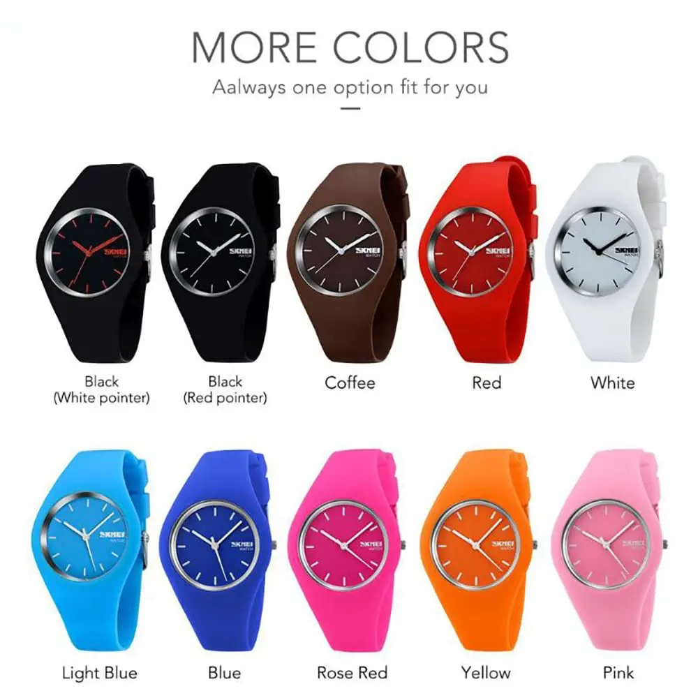 Gosasa Women's Silicone Strap Watch 40mm | Waterproof & Minimalist Design - view 6